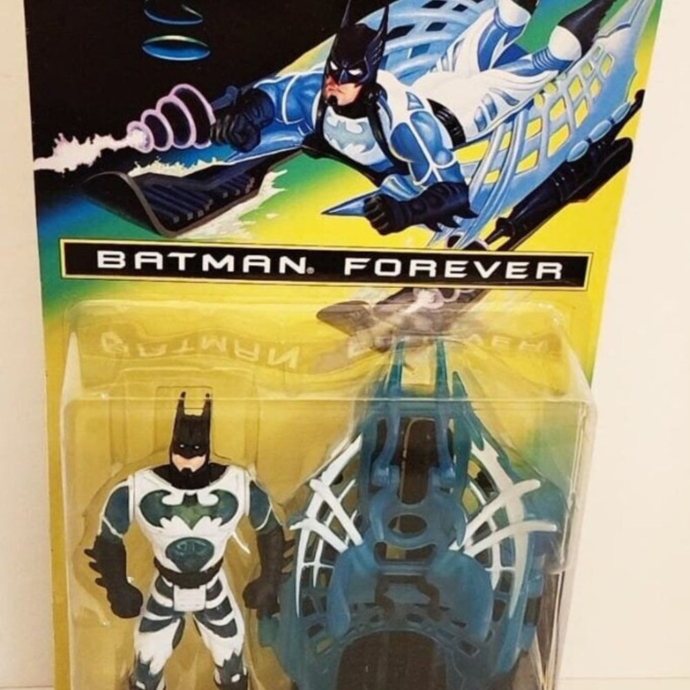 1995 Kenner Batman Forever Ice Blade Batman Action Figure New Sealed Package