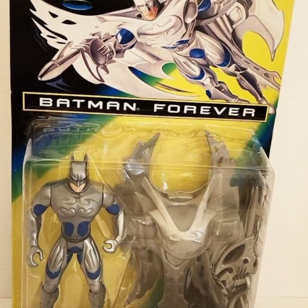 1995 Kenner Batman Forever Wing Blast Batman Action Figure New Sealed Package