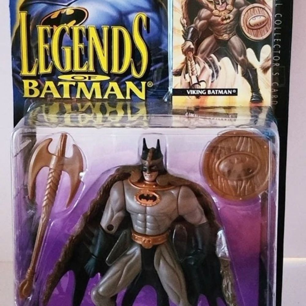 1996 Kenner Legends Of Batman Viking Batman Action Figure New Sealed Nice Packaging