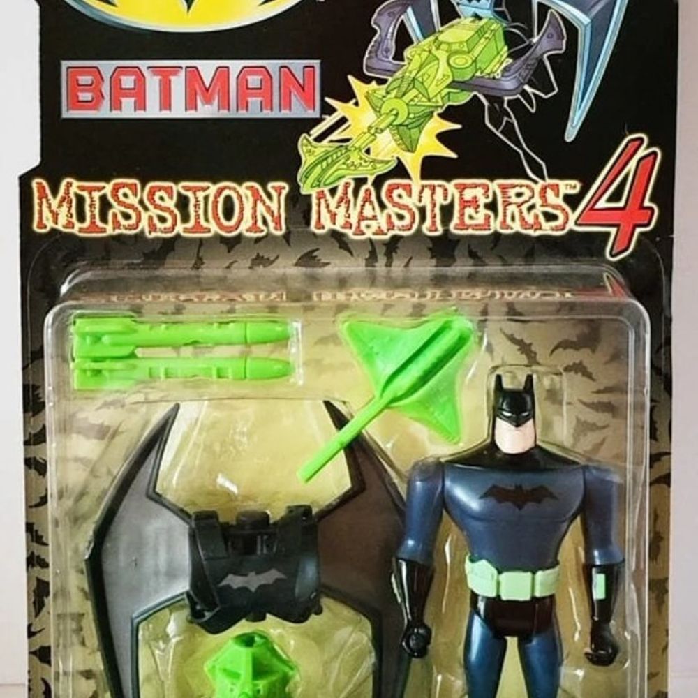 2001 Hasbro Batman Mission Masters 4 Glow Jet Wing Batman Action Figure New Sealed Package