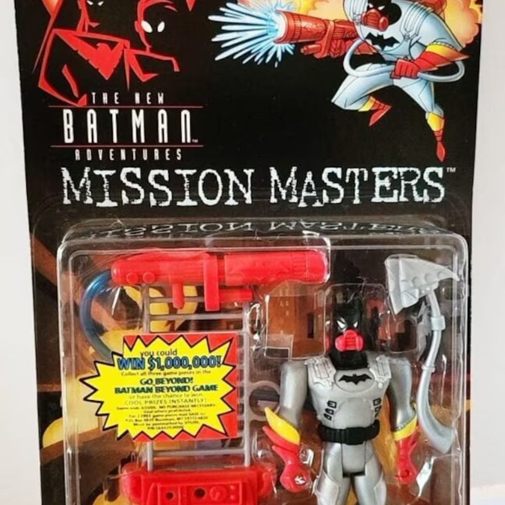 1999 Kenner The New Batman Adventures Mission Masters Anti Blaze Batman Action Figure New Sealed