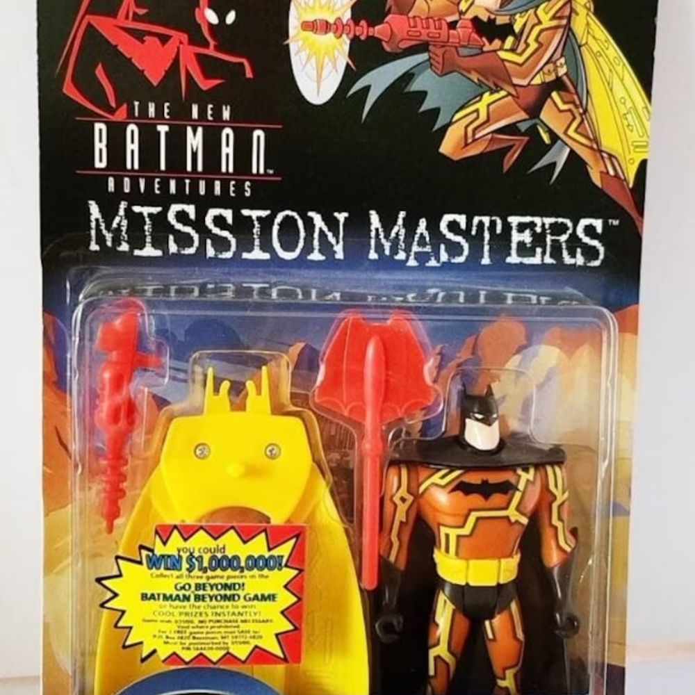 1999 Kenner The New Batman Adventures Mission Masters Desert Attack Batman Action Figure New Sealed