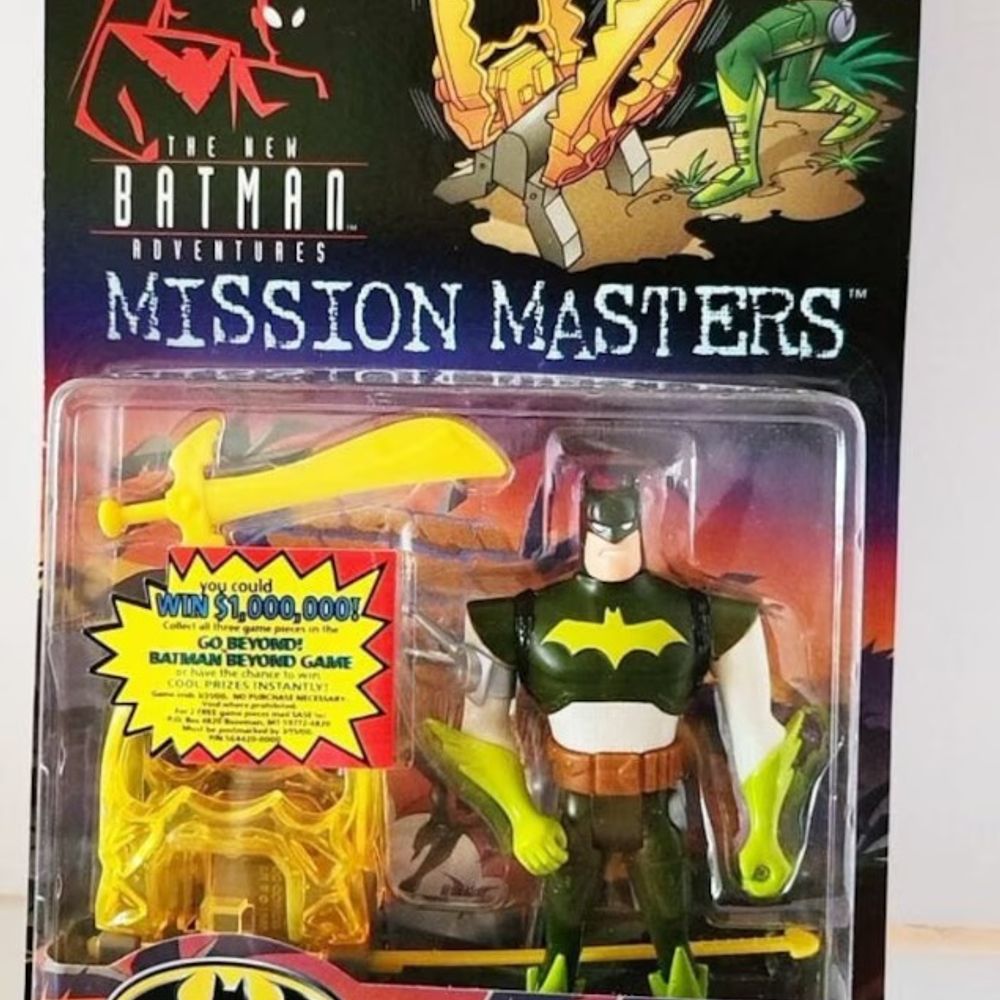 1999 Kenner The New Batman Adventures Mission Masters Jungle Tracker Batman Action Figure New Sealed