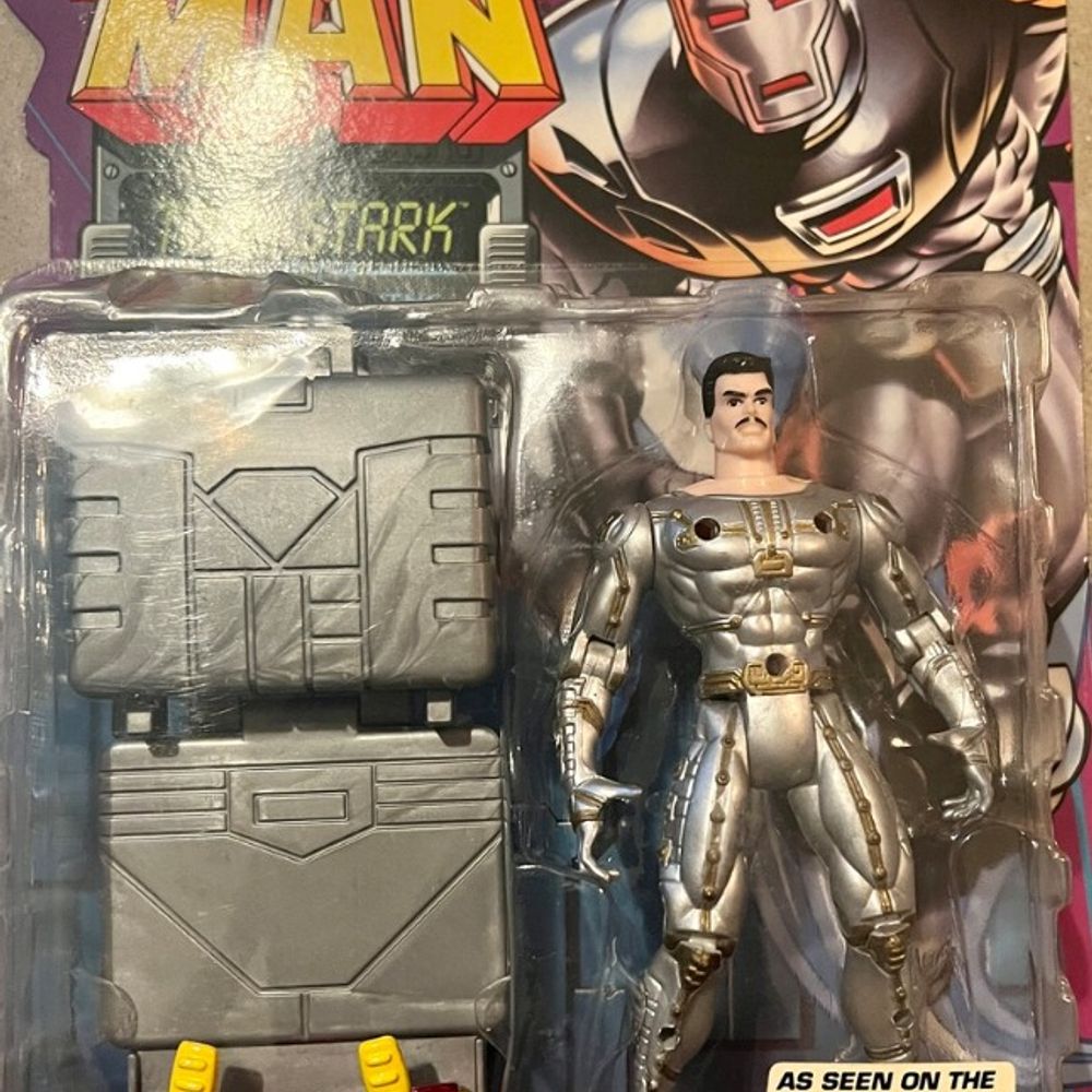 Iron Man: Tony Stark | Armor Carrying Suitcase | Toy Biz | 1995 | Marvel Comics | MIB / Never Opened!