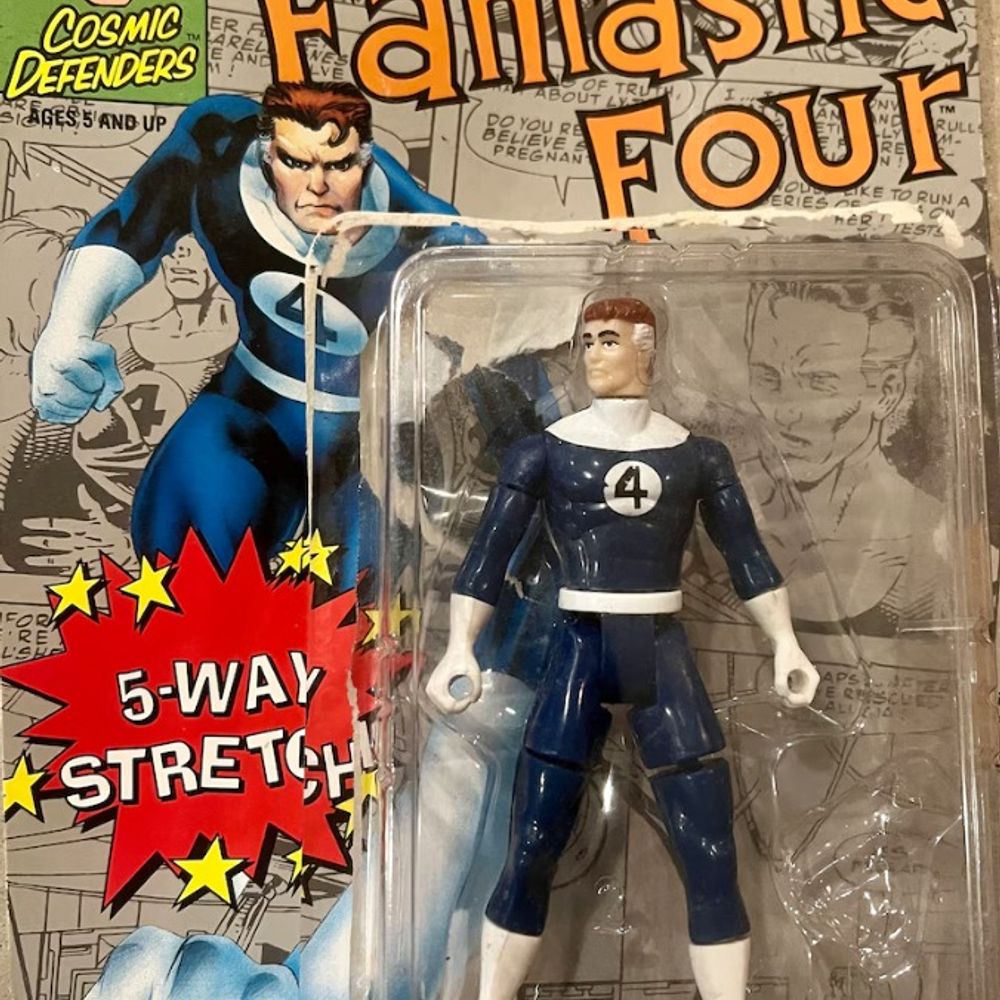 Marvel Super Heroes: Mr. Fantastic | 5-Way Stretch | Toy Biz | 1992 | Marvel Comics | LOOSE / OPEN