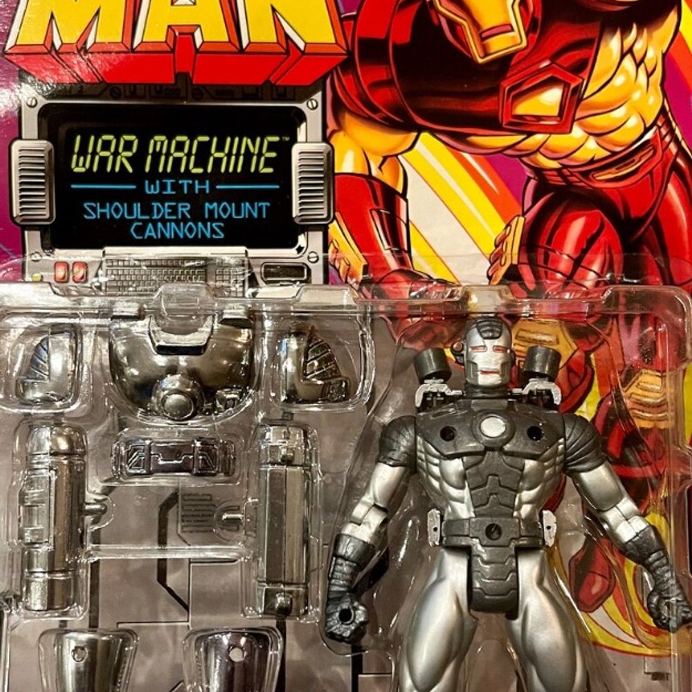 Iron Man: War Machine | Shoulder mount cannons | Toy Biz | 1994 | Marvel Comics | MIB (Never Opened)