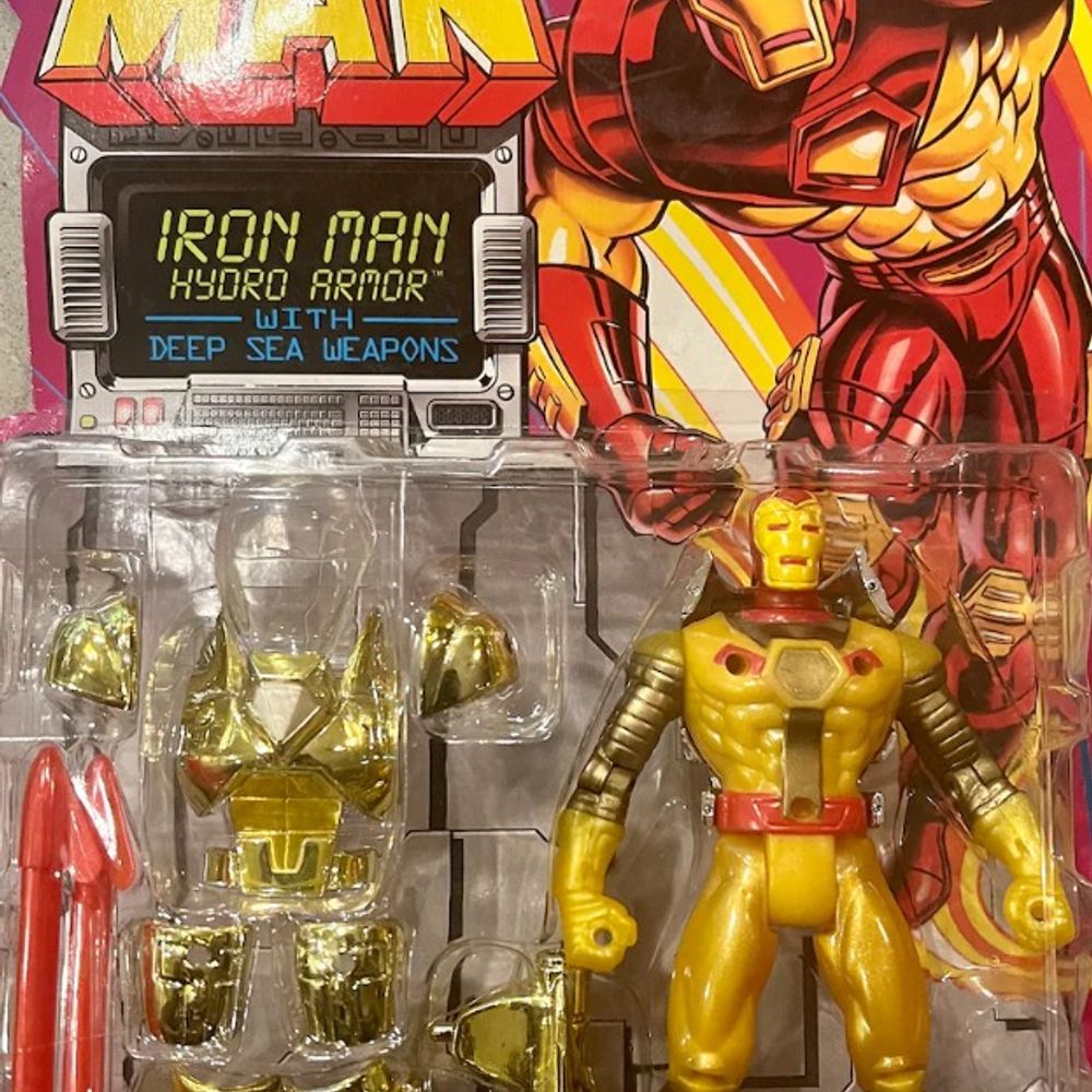 Iron Man: Iron Man Hydro Armor | Toy Biz | 1994 | Marvel Comics | Slight Warping (Never Opened)