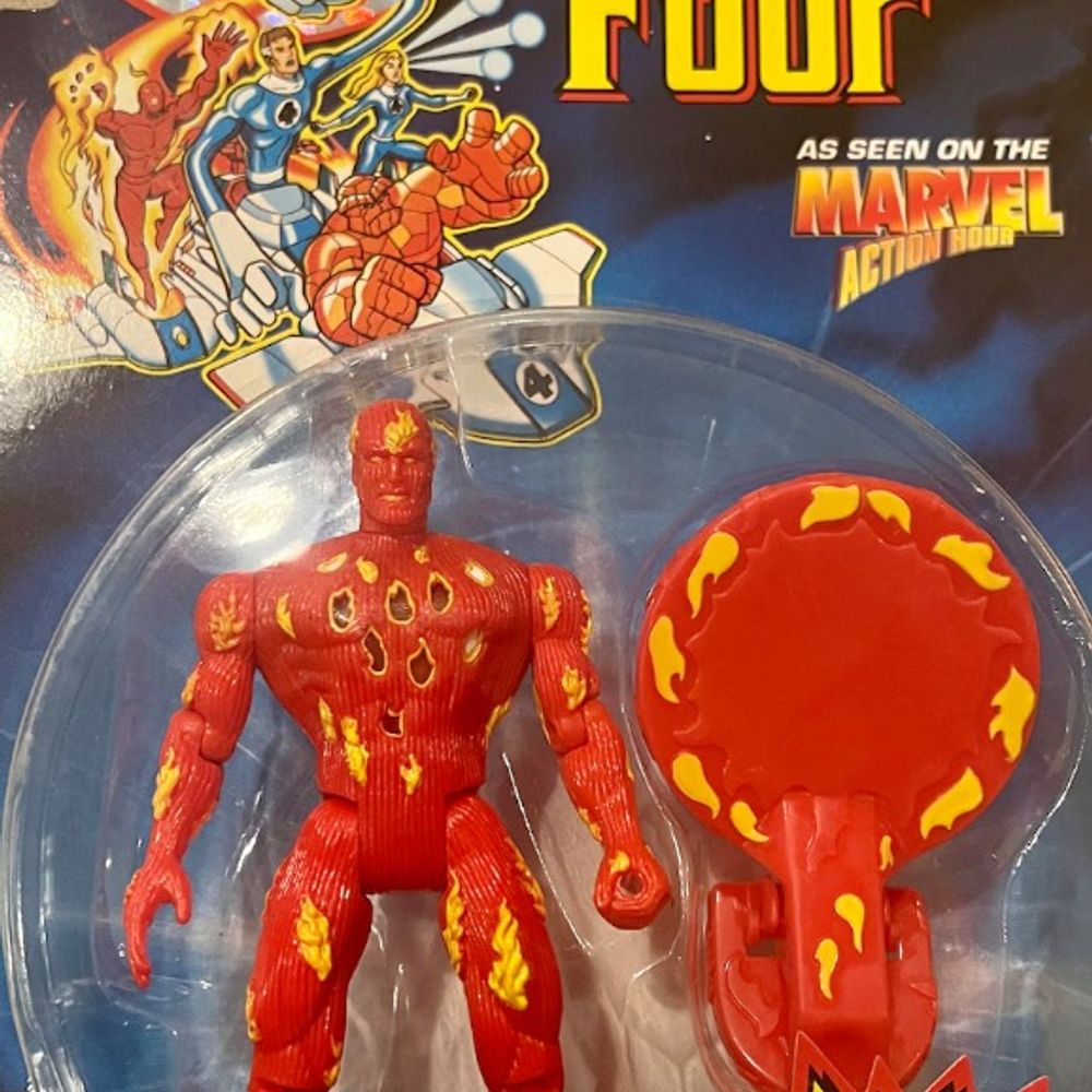 Fantastic Four: Human Torch | Toy Biz | 1995 | Marvel Comics | MIB (Never Opened)