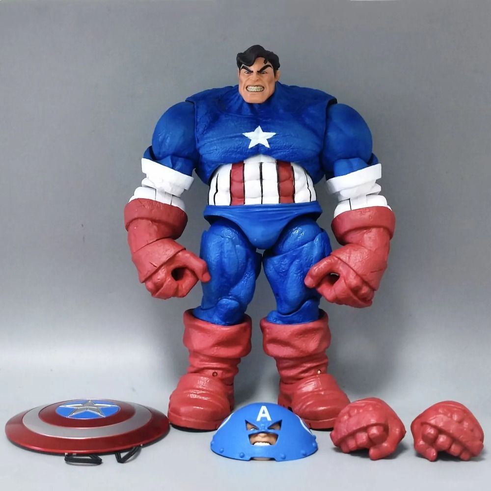 DST Marvel Juggernaut Captain America Custom 9" Action Figure