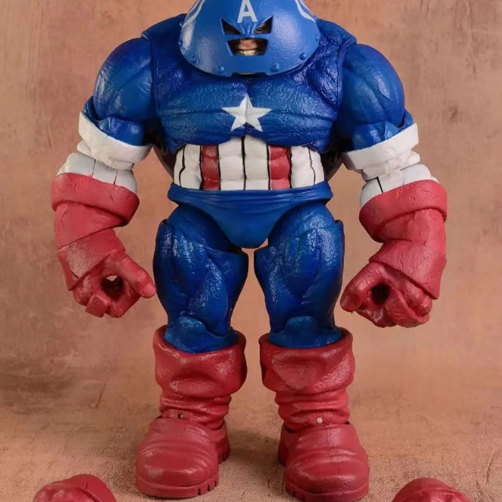 DST Marvel Juggernaut Captain America Custom 9" Action Figure