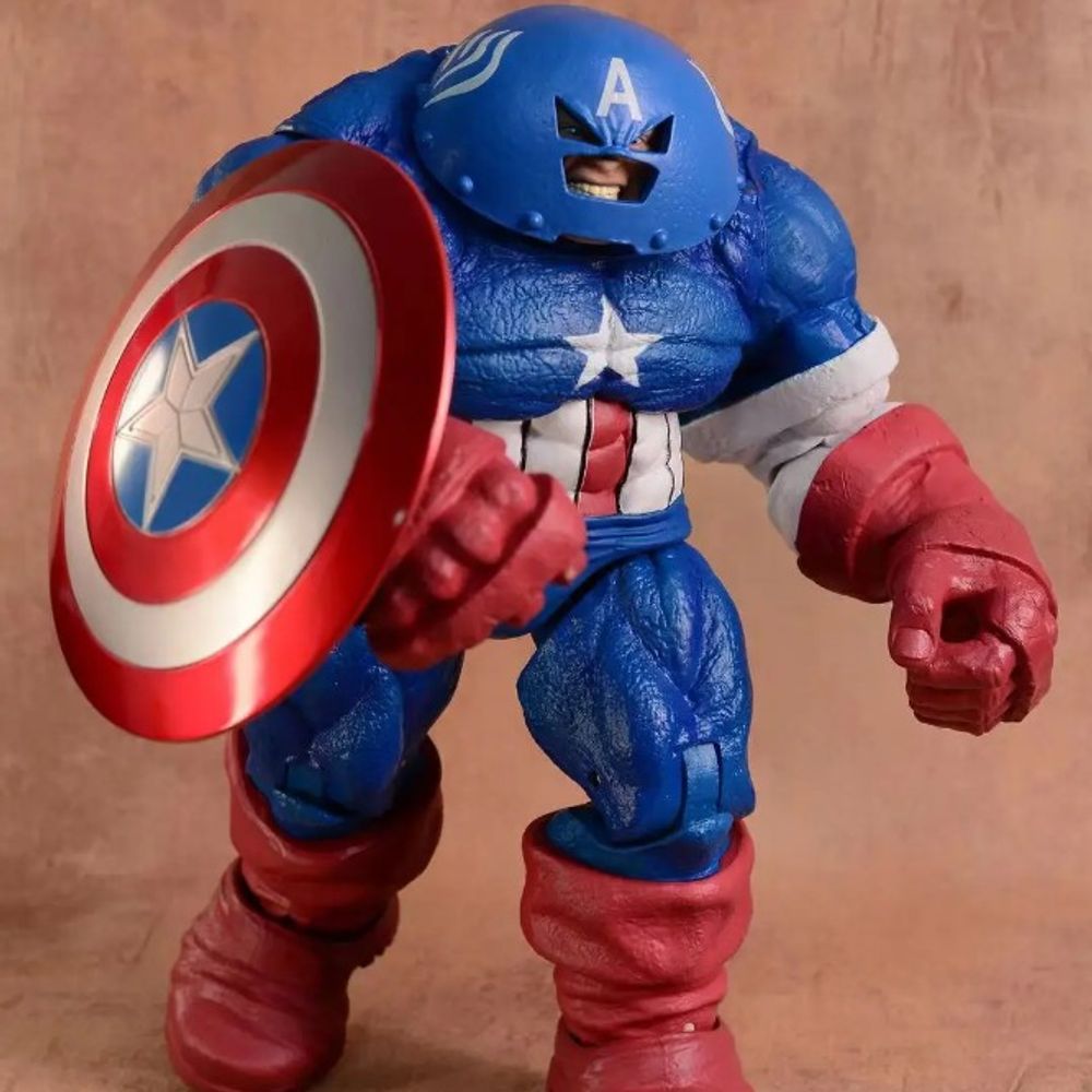 DST Marvel Juggernaut Captain America Custom 9" Action Figure