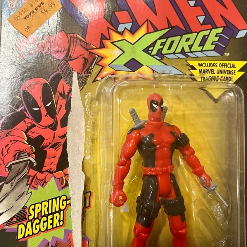 X-Men: X-Force - Deadpool | Spring Dagger | Toy Biz | 1992 | Marvel Comics