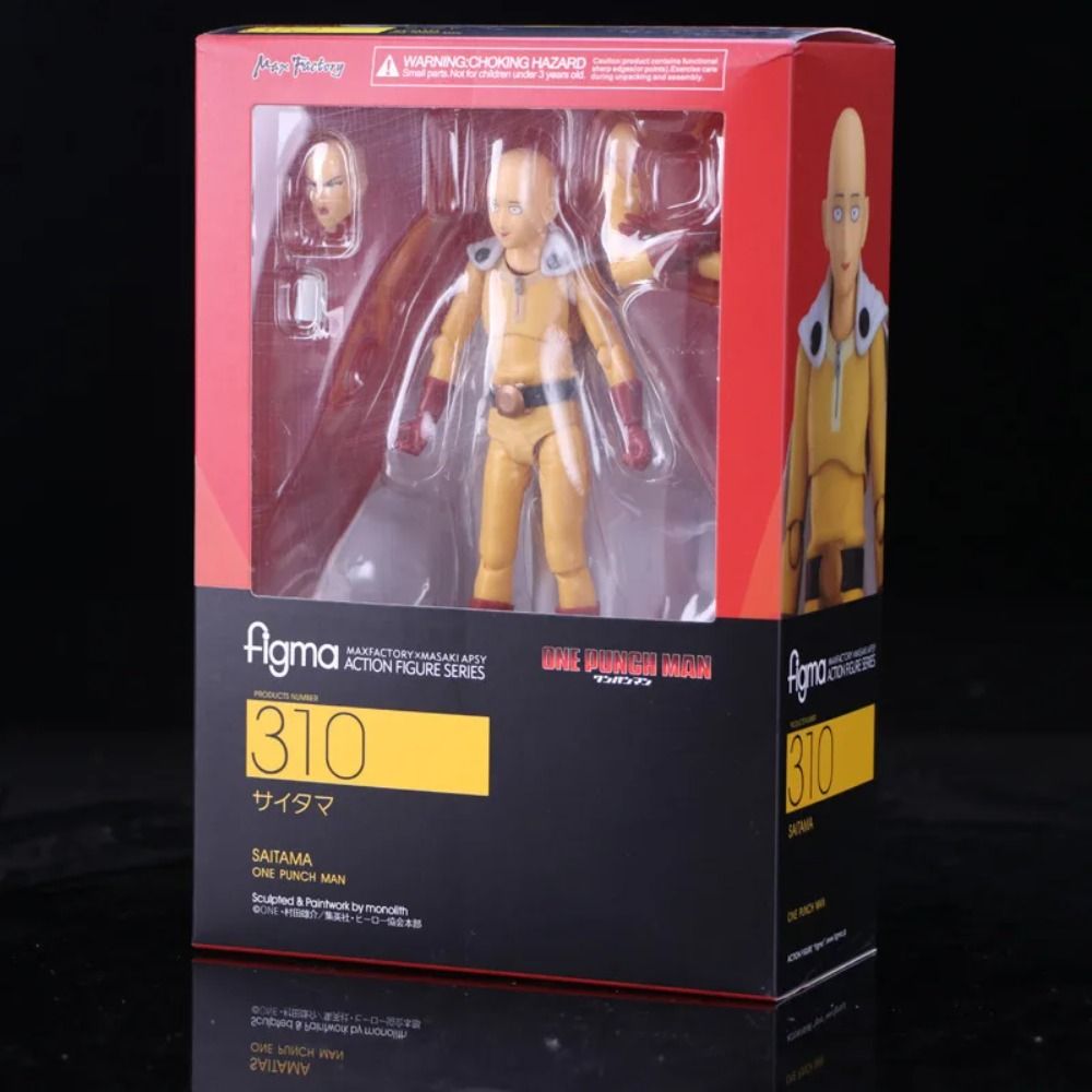 Saitama One Punch Man Figma 310 PVC Action Figure - Collectible Model Toy