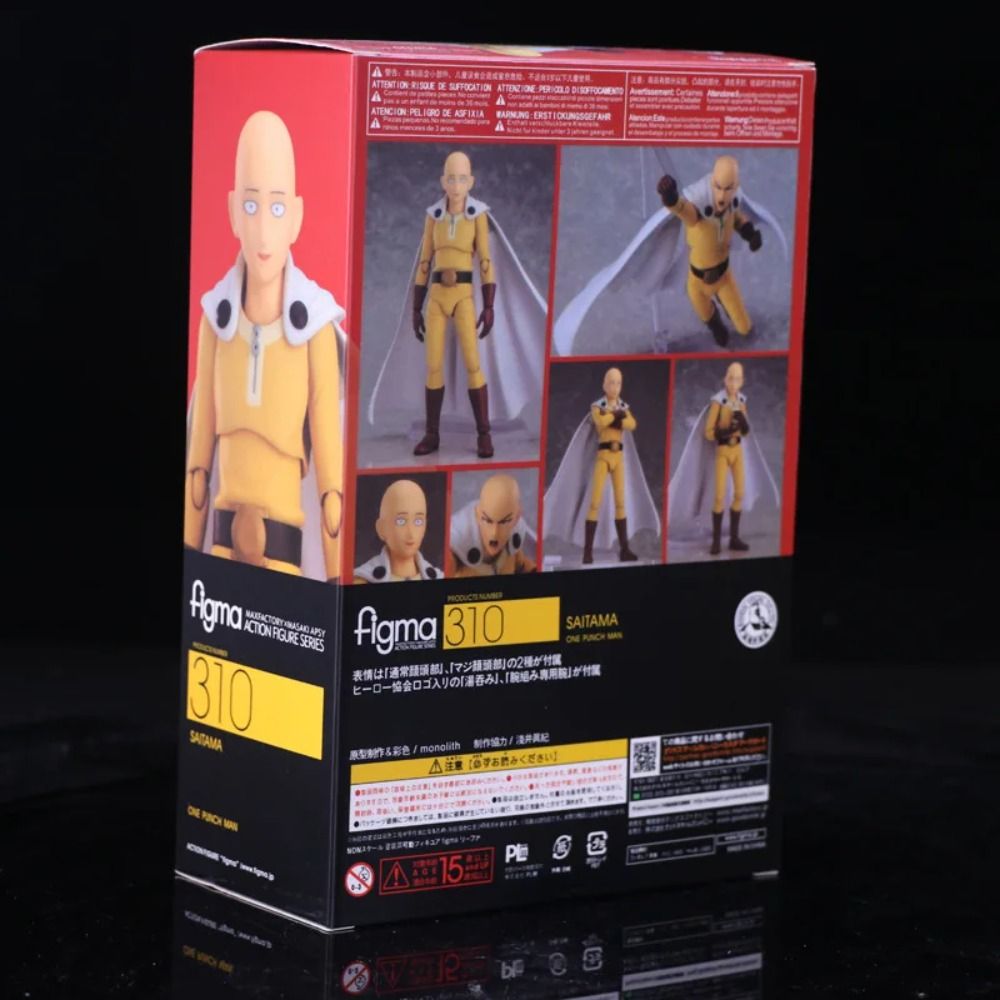 Saitama One Punch Man Figma 310 PVC Action Figure - Collectible Model Toy