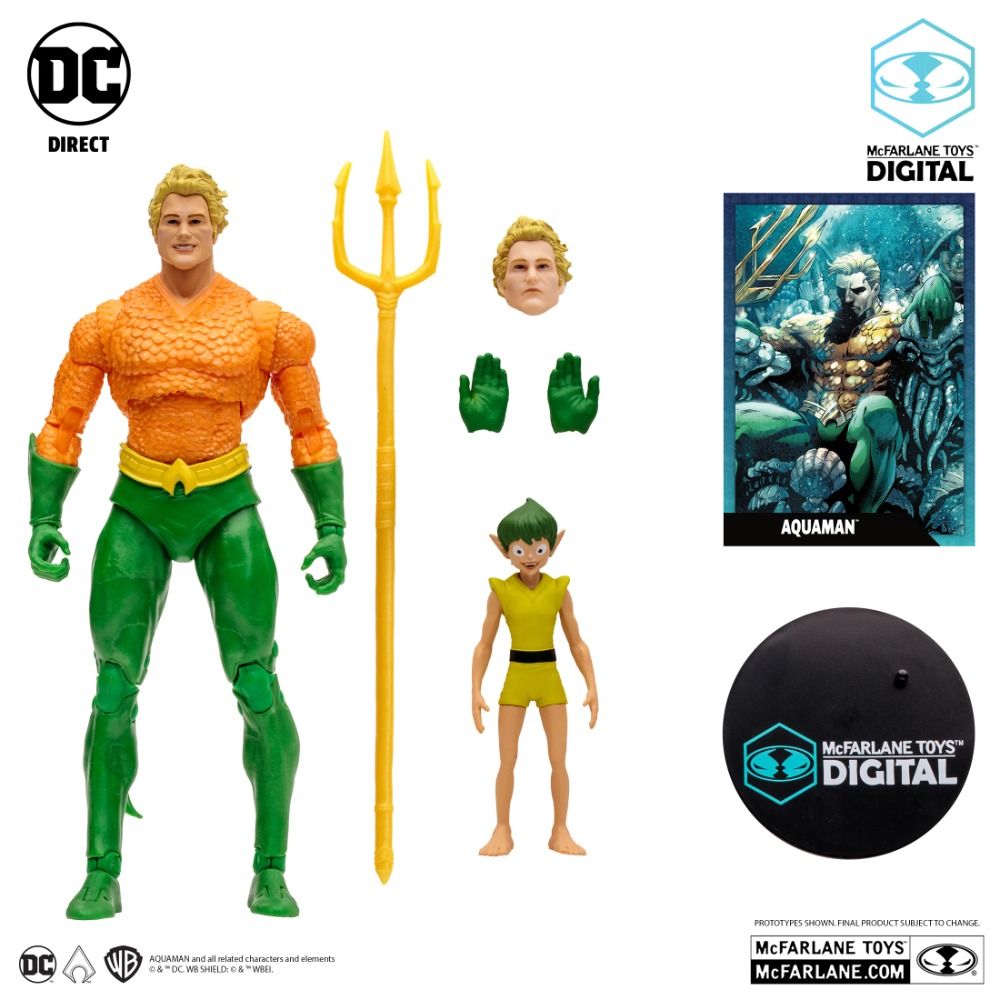 DC Multiverse 7-Inch Action Figures: Batman, Aquaman, Green Lantern