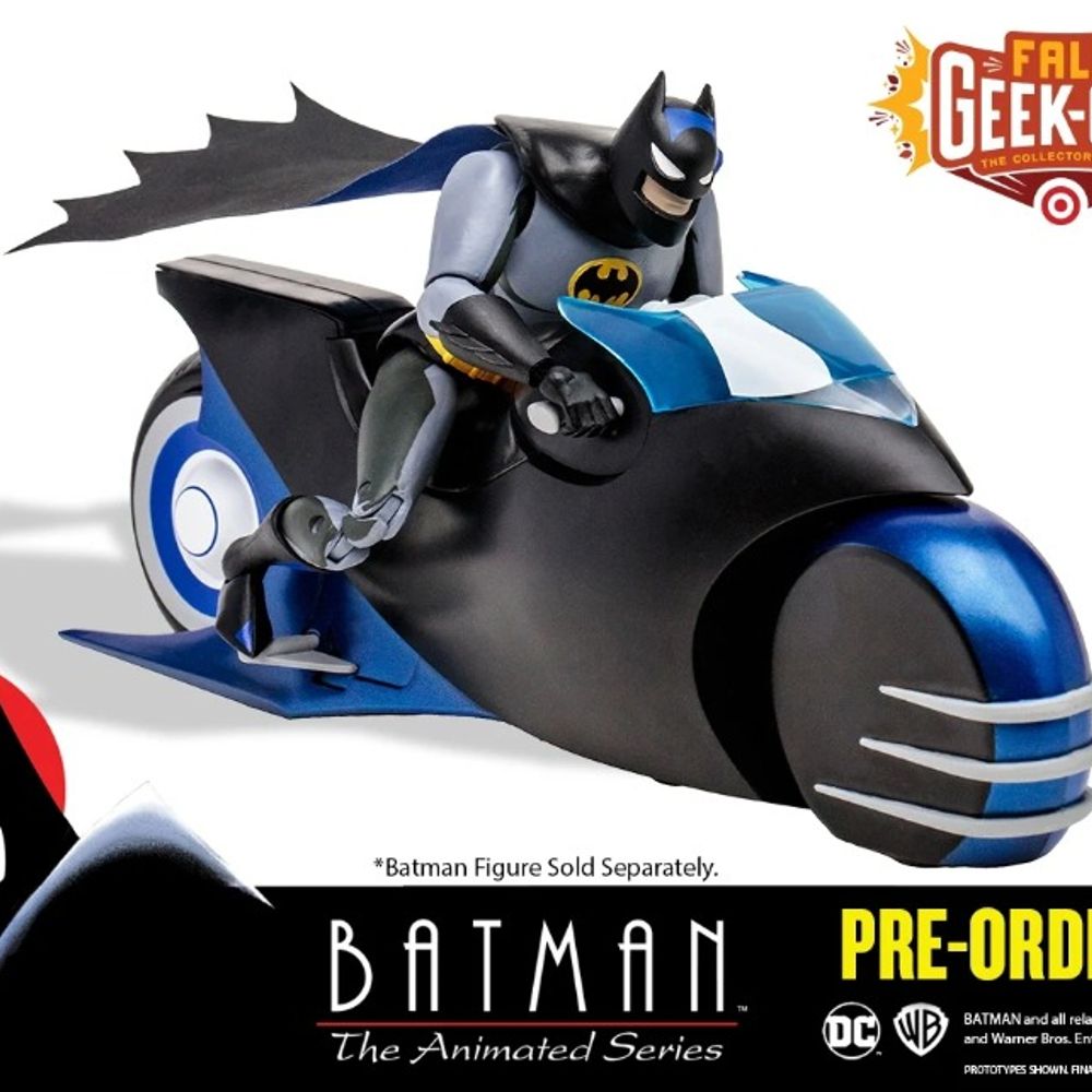 McFarlane Toys BATCYCLE™ (BATMAN: THE ANIMATED SERIES) DC Multiverse 7" Action Figure - Collectible Gift