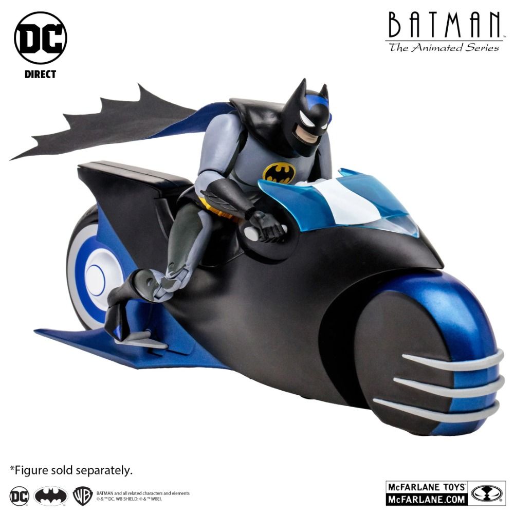 McFarlane Toys BATCYCLE™ (BATMAN: THE ANIMATED SERIES) DC Multiverse 7" Action Figure - Collectible Gift