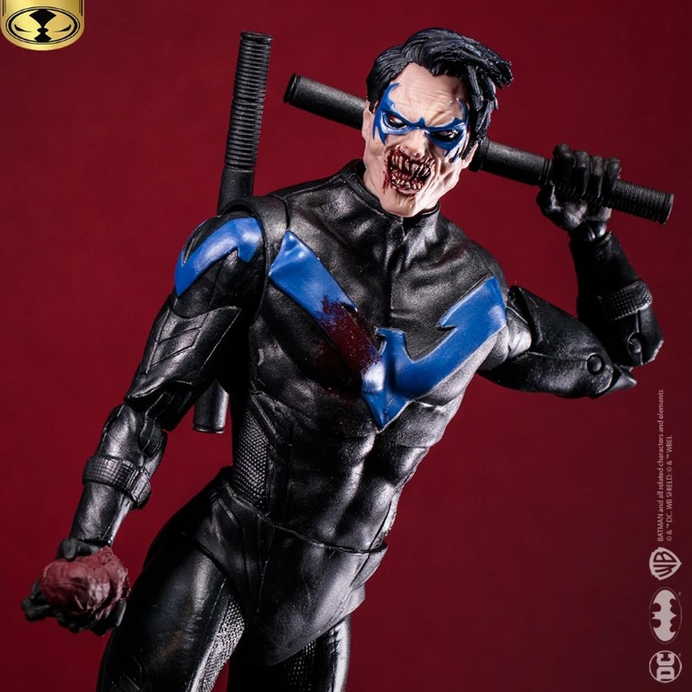 McFarlane Toys NIGHTWING (DC VS VAMPIRES) GOLD LABEL Comics DC Multiverse, 7-Inch Figure