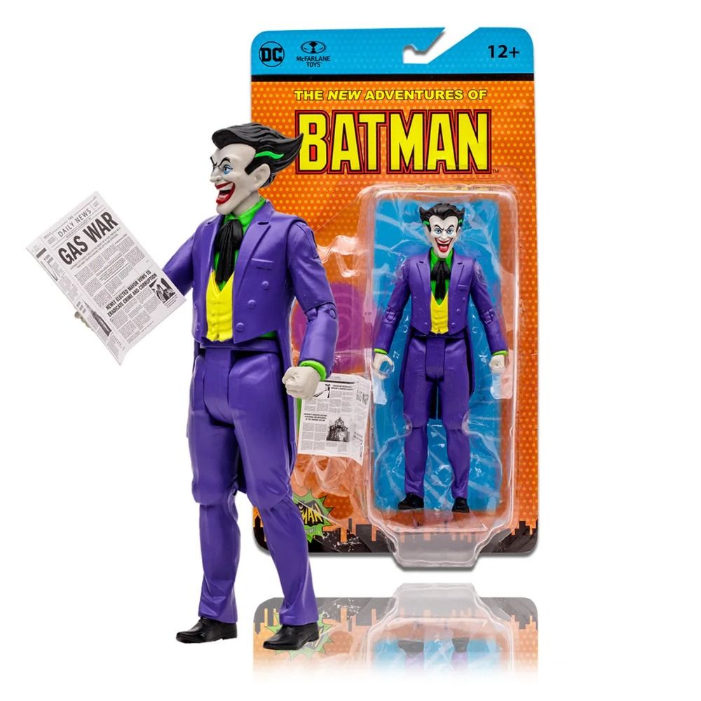 McFarlane Toys DC Retro Batman 6" Action Figures - Batman, Joker, Robin, Riddler