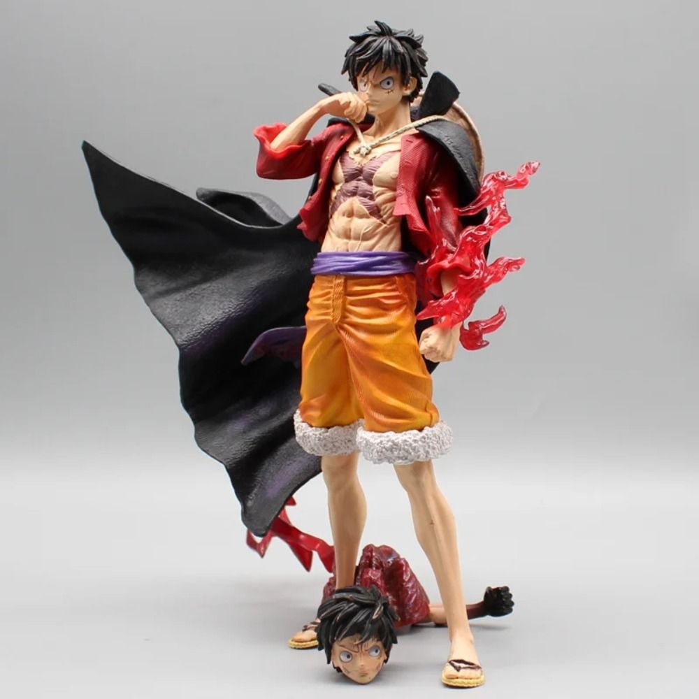 22cm Monkey D Luffy Figure GK New Four Emperors Manga Statue Pvc Action Figurine