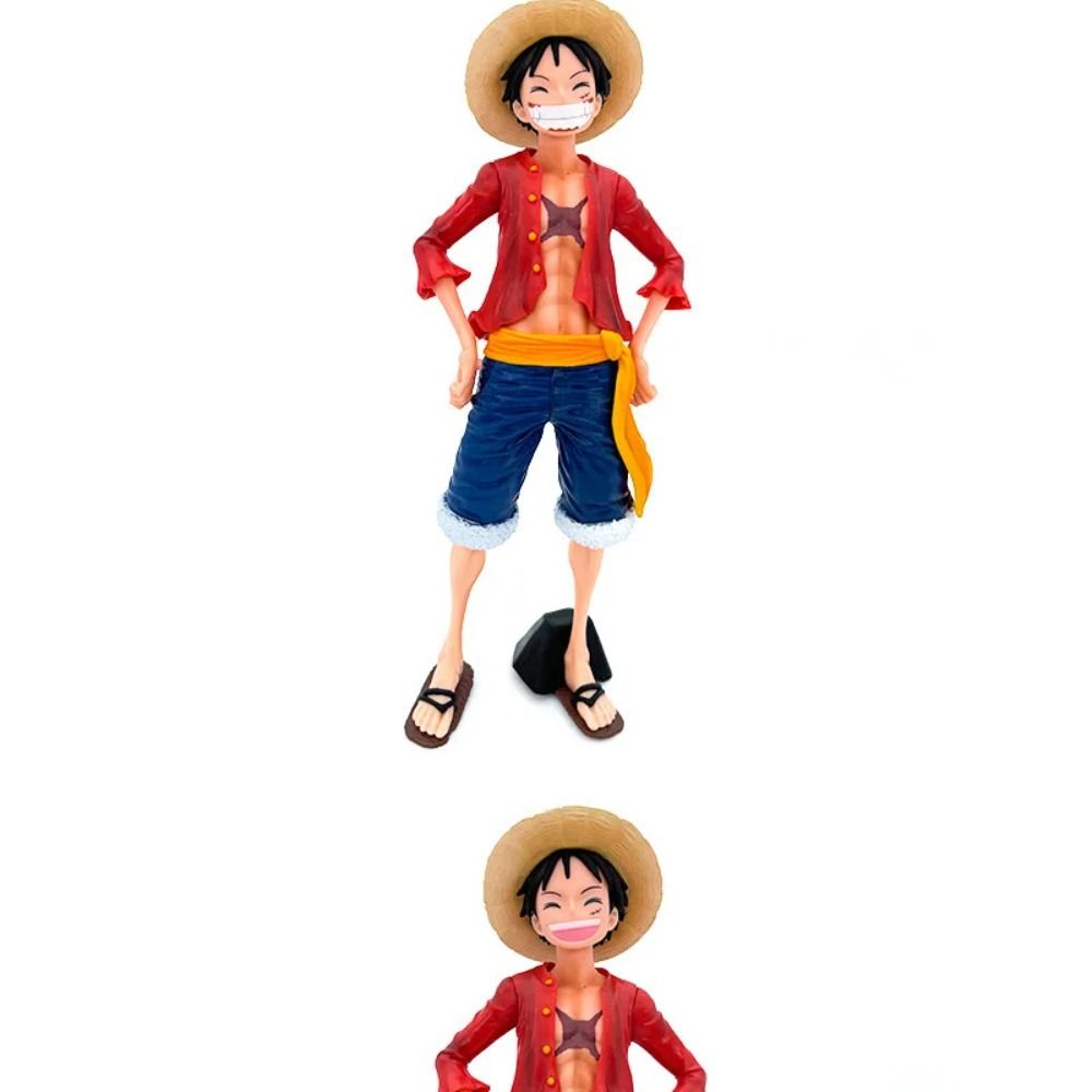 One Piece Monkey D Luffy Smiley Face Action Figure 27cm - Collectible Model Toy