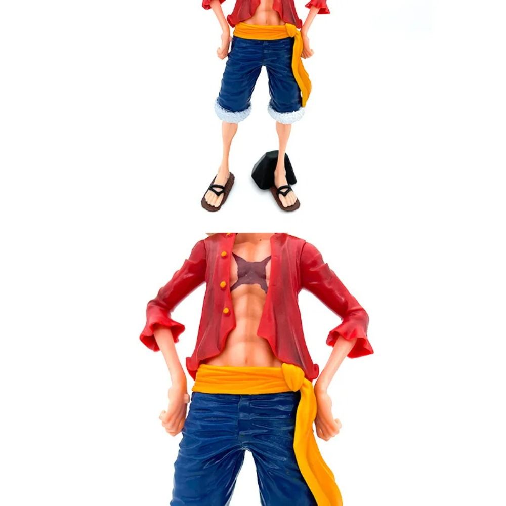 One Piece Monkey D Luffy Smiley Face Action Figure 27cm - Collectible Model Toy