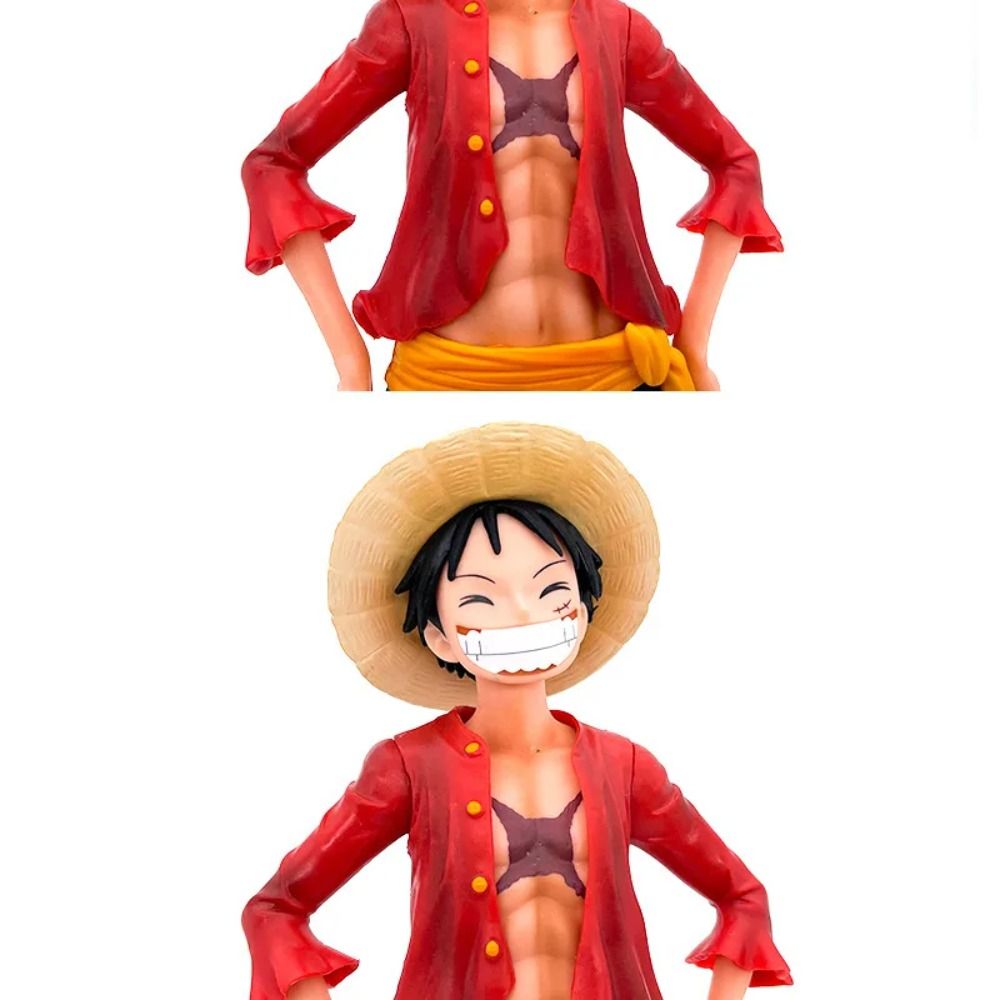 One Piece Monkey D Luffy Smiley Face Action Figure 27cm - Collectible Model Toy