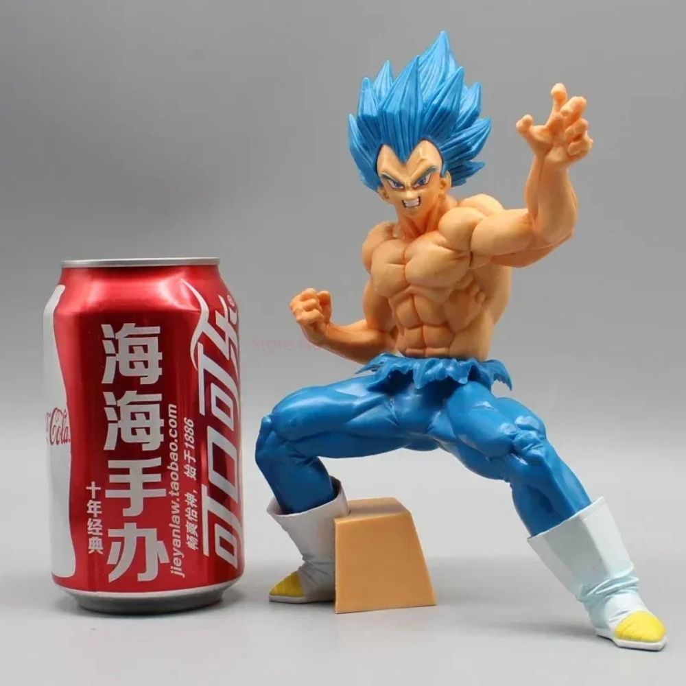 Dragon Ball Super Blue Vegeta Figure GK Super Saiyan God Statue - PVC Action Figurine Model