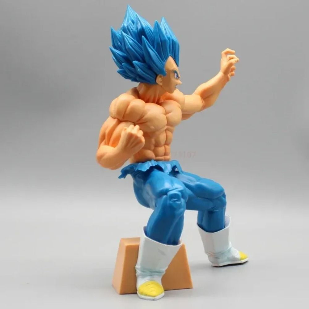 Dragon Ball Super Blue Vegeta Figure GK Super Saiyan God Statue - PVC Action Figurine Model