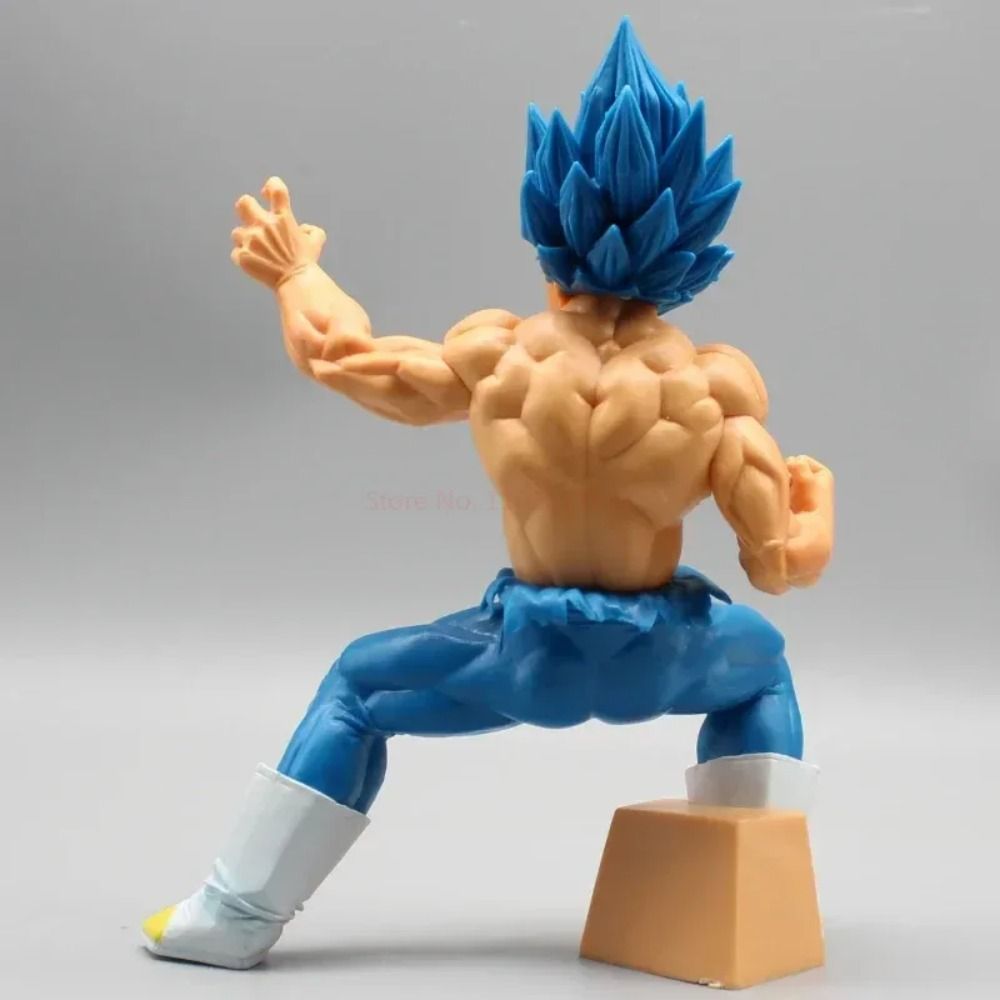 Dragon Ball Super Blue Vegeta Figure GK Super Saiyan God Statue - PVC Action Figurine Model