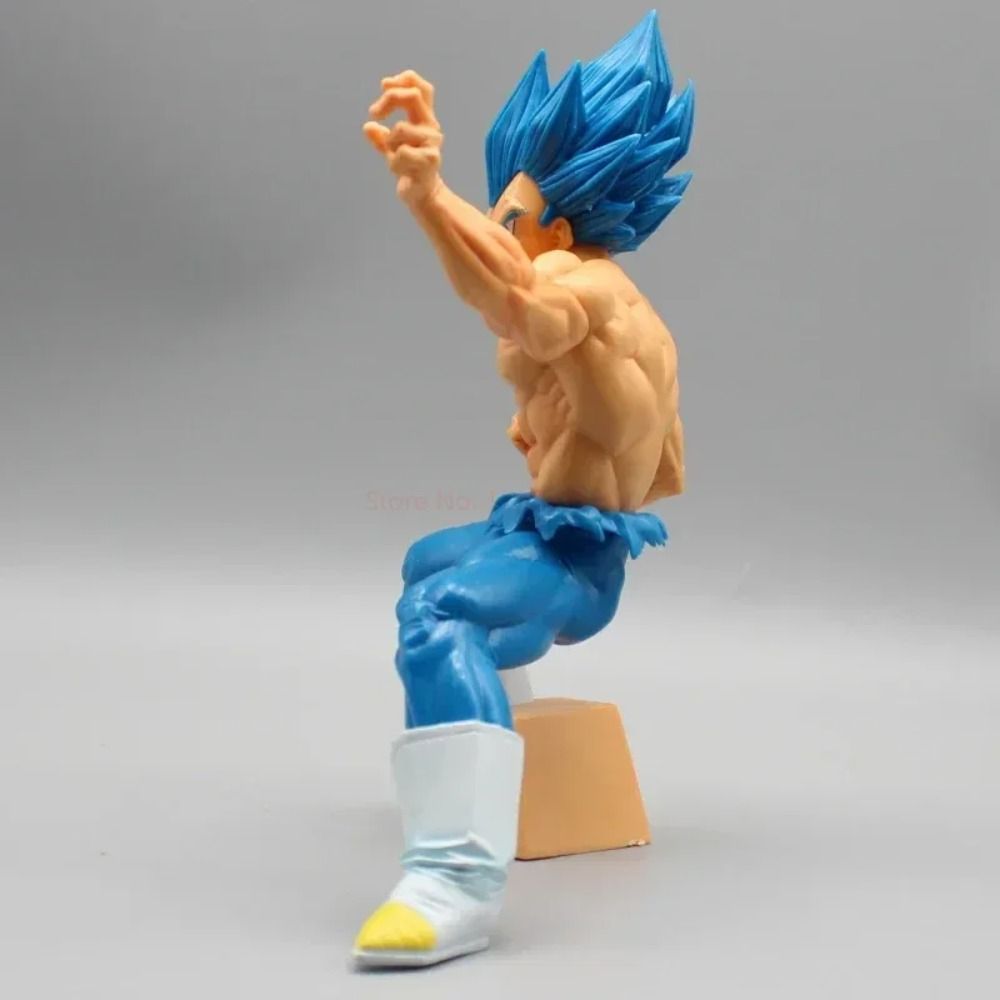 Dragon Ball Super Blue Vegeta Figure GK Super Saiyan God Statue - PVC Action Figurine Model