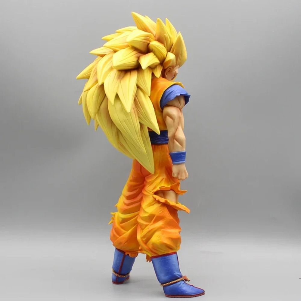 31cm Dragon Ball Super Saiyan 3 Son Goku Figure GK Statue PVC Action Figurine Model