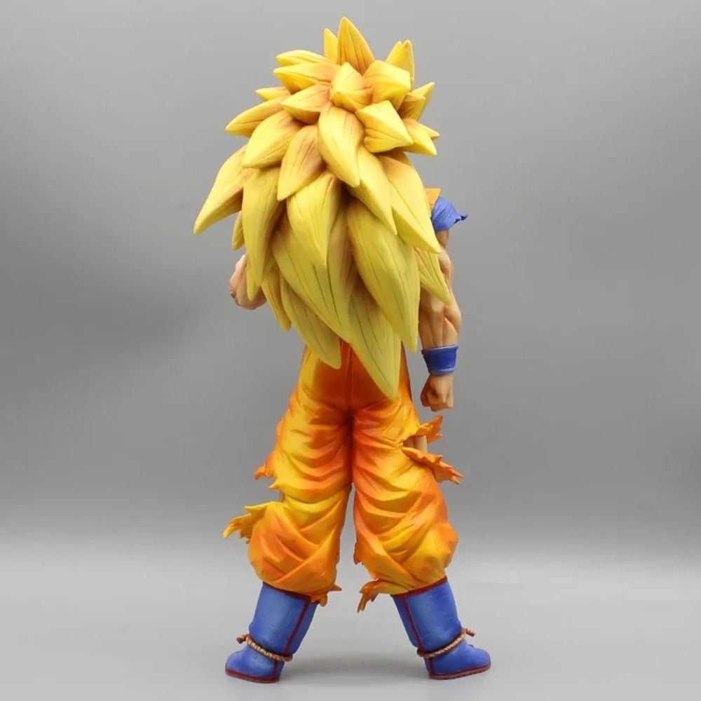 31cm Dragon Ball Super Saiyan 3 Son Goku Figure GK Statue PVC Action Figurine Model