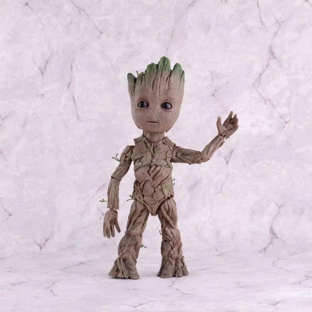 Avengers Groot Guardians Galaxy Anime Action Figure Collectible Model