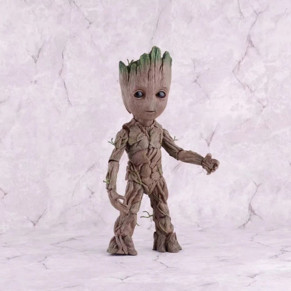 Avengers Groot Guardians Galaxy Anime Action Figure Collectible Model