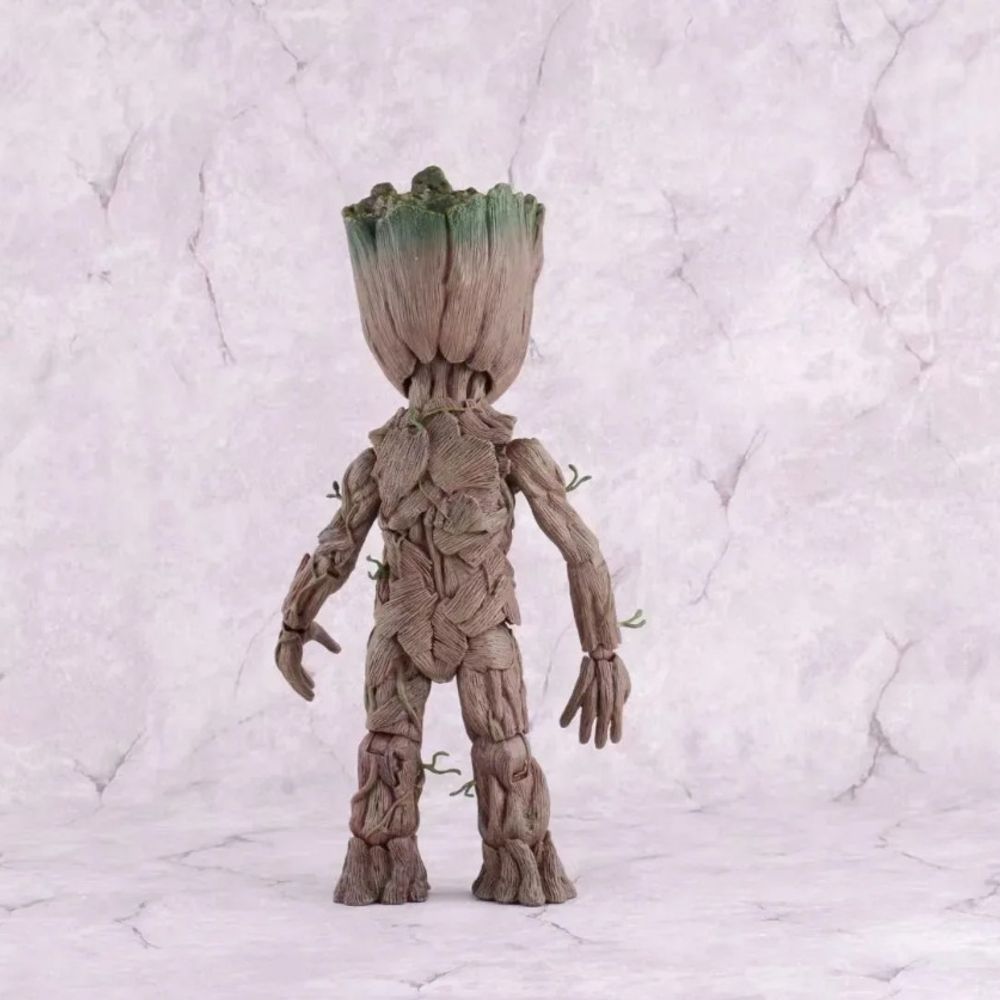 Avengers Groot Guardians Galaxy Anime Action Figure Collectible Model