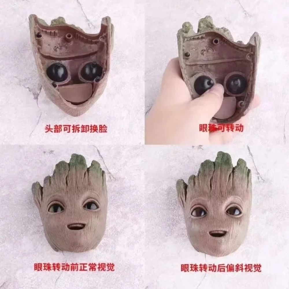 Avengers Groot Guardians Galaxy Anime Action Figure Collectible Model