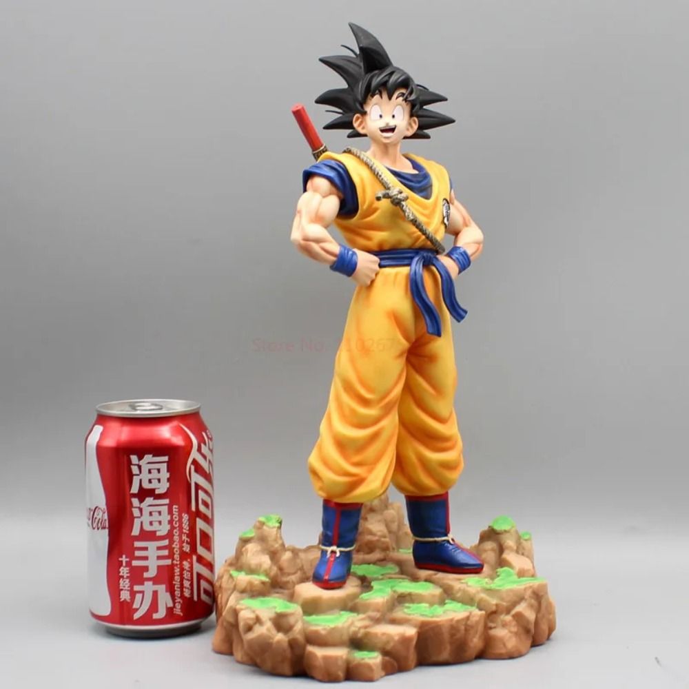 28.5cm Son Goku Super Saiyan Figure - Collectible Dragon Ball Manga Statue