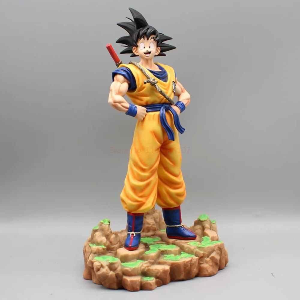 28.5cm Son Goku Super Saiyan Figure - Collectible Dragon Ball Manga Statue