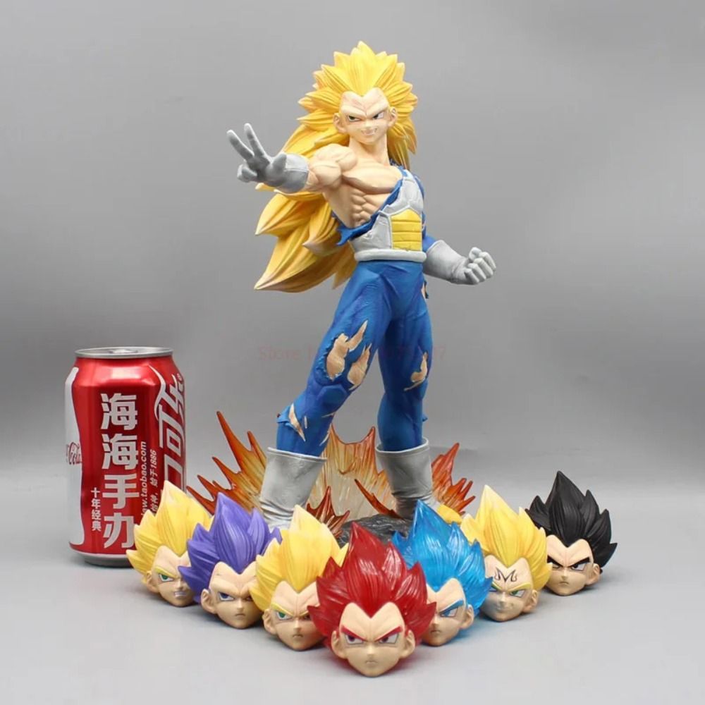 29cm Vegeta GK Super Saiyan 3 Dragon Ball Figure - Collectible Model Toy