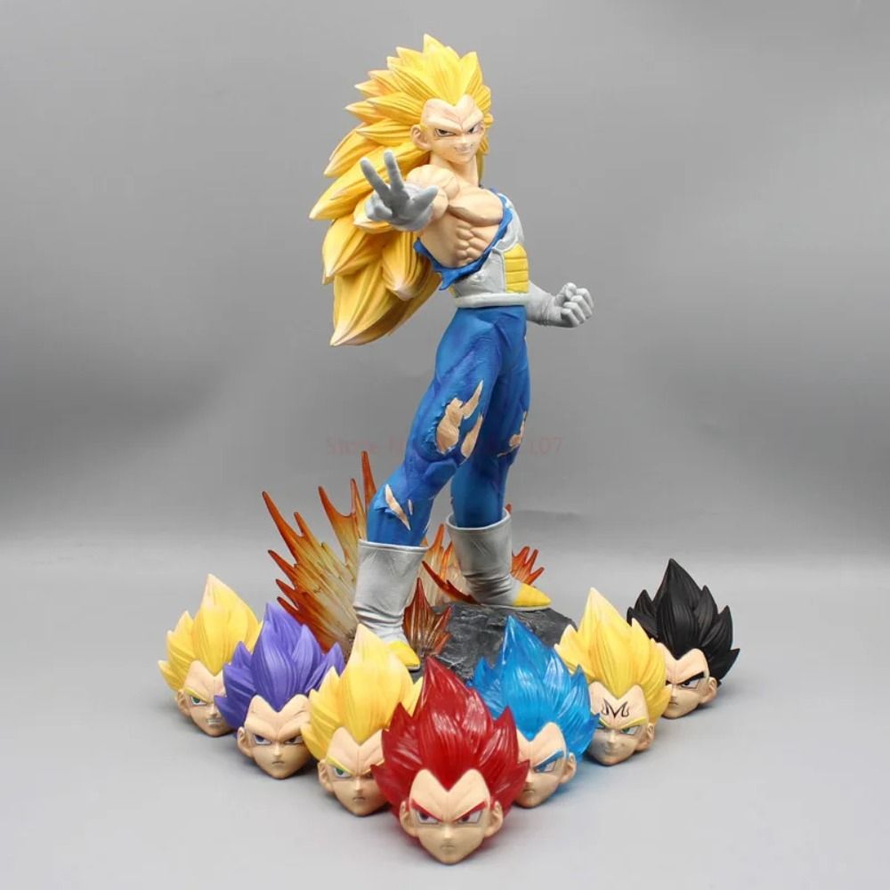 29cm Vegeta GK Super Saiyan 3 Dragon Ball Figure - Collectible Model Toy