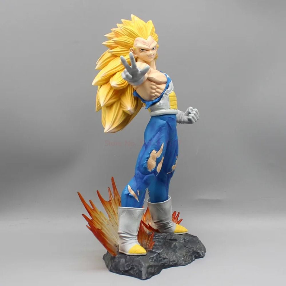 29cm Vegeta GK Super Saiyan 3 Dragon Ball Figure - Collectible Model Toy