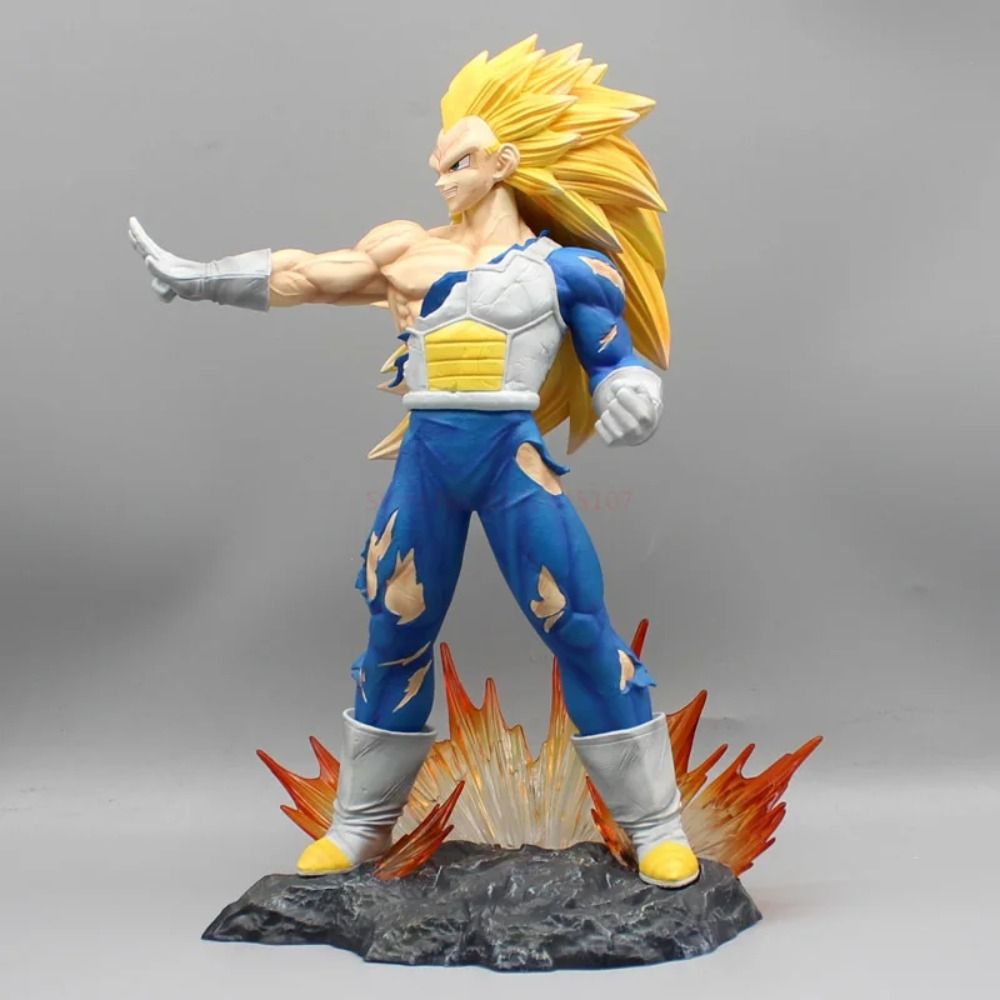 29cm Vegeta GK Super Saiyan 3 Dragon Ball Figure - Collectible Model Toy