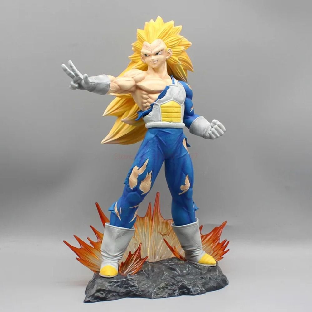 29cm Vegeta GK Super Saiyan 3 Dragon Ball Figure - Collectible Model Toy