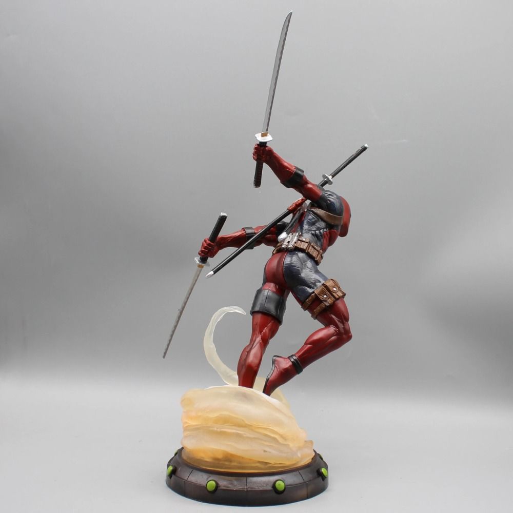 35.5cm Marvel Deadpool Anime Action Figure - Desktop Collection Model Figurine Toy