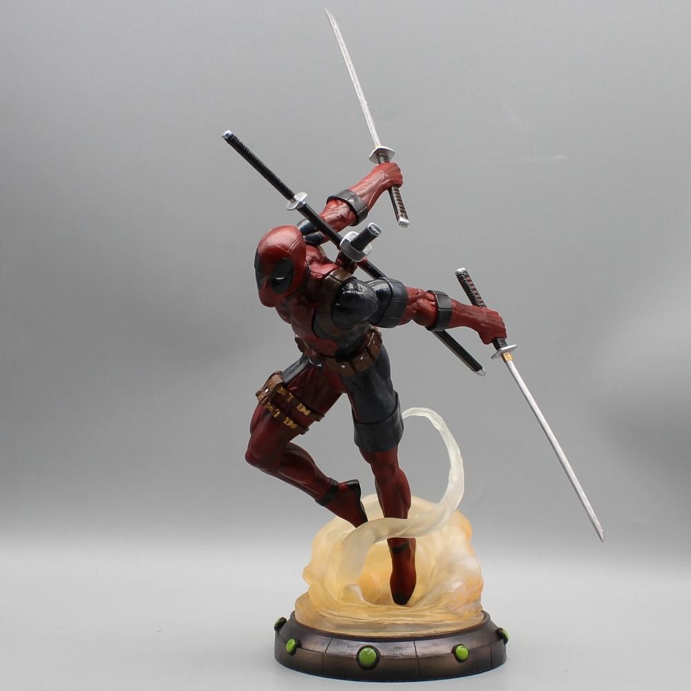 35.5cm Marvel Deadpool Anime Action Figure - Desktop Collection Model Figurine Toy