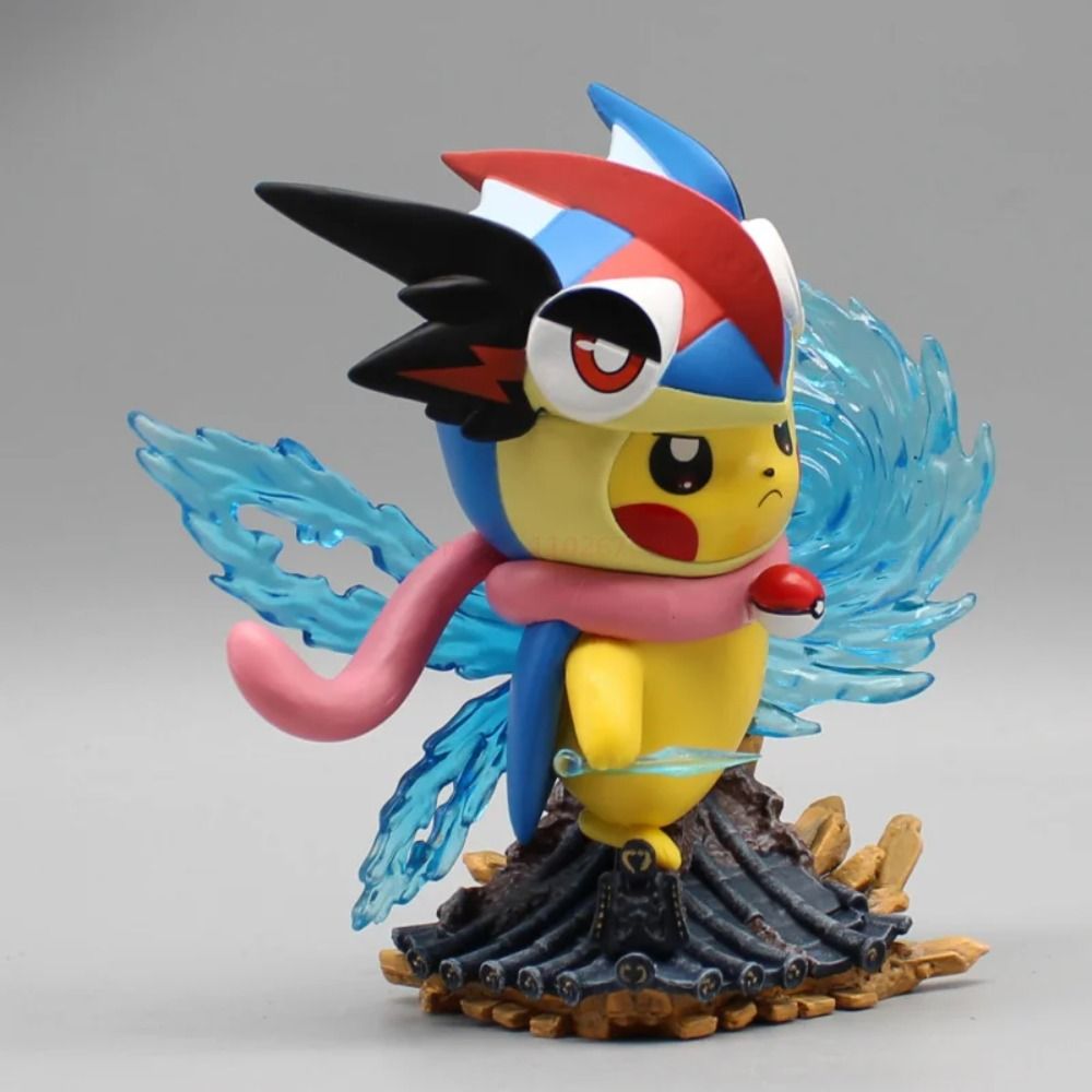 "Pokemon Pikachu Greninja Psyduck Anime Figure GK Kawaii Manga PVC Action Figurine"