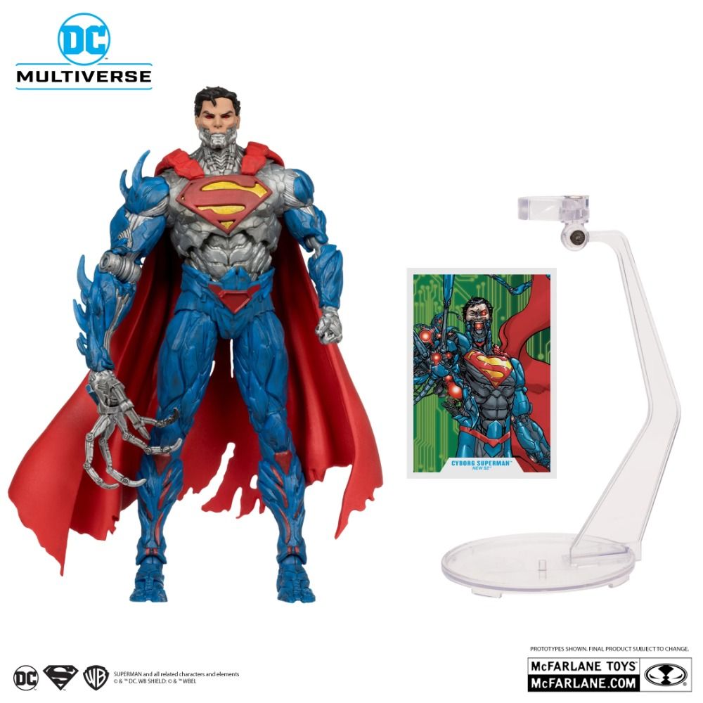 McFarlane Toys Cyborg Superman New 52 DC Multiverse 7-Inch Figure - Collectible Series