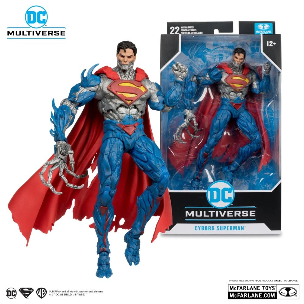 McFarlane Toys Cyborg Superman New 52 DC Multiverse 7-Inch Figure - Collectible Series