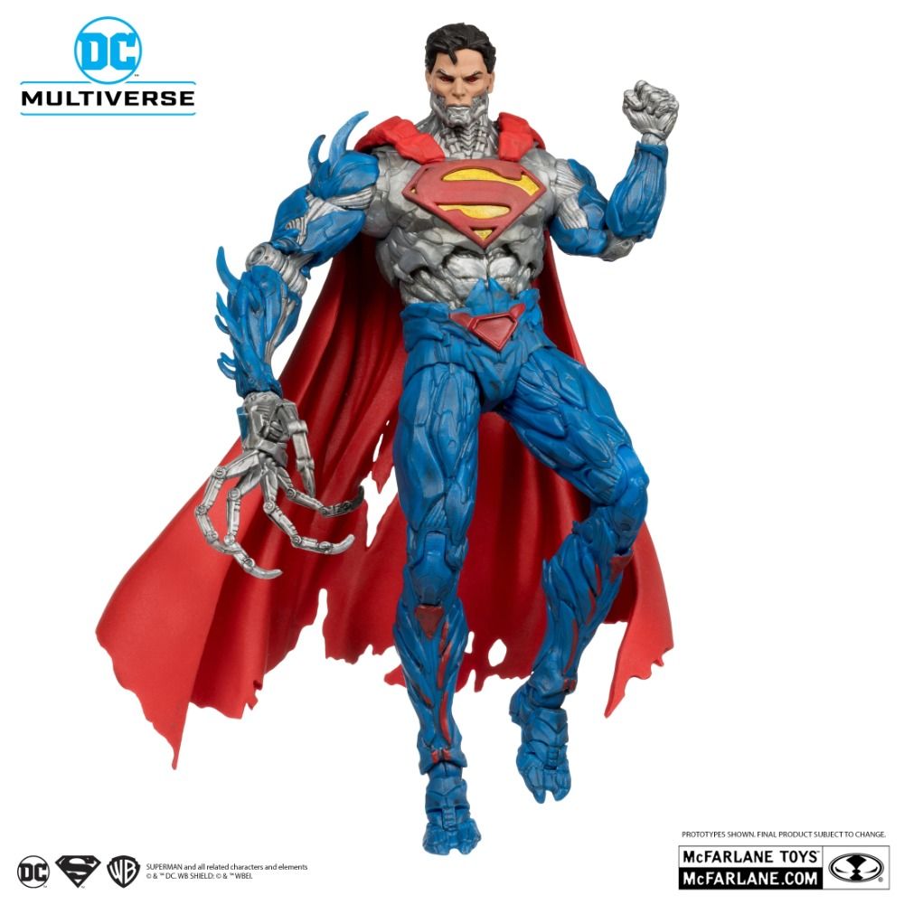 McFarlane Toys Cyborg Superman New 52 DC Multiverse 7-Inch Figure - Collectible Series